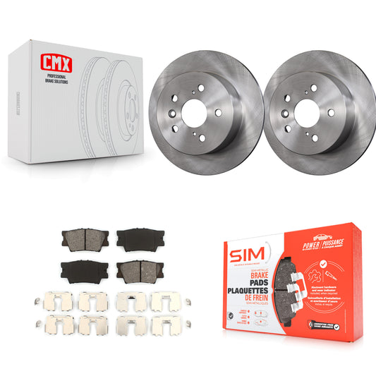 [Arrière] Kit de Disque et plaquette (semi-métallique) de frein pour Toyota Camry Lexus ES350 Avalon ES300h K8S-101954