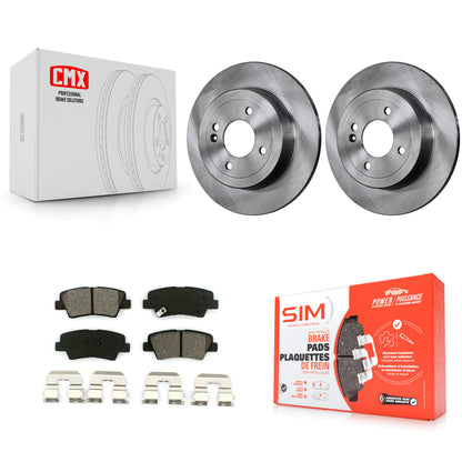 [Arrière] Kit de Disque et plaquette (semi-métallique) de frein pour 2011 Hyundai Accent K8S-101955