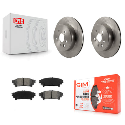 [Arrière] Kit de Disque et plaquette (semi-métallique) de frein pour Lexus GS350 IS300 IS200t IS350 RC350 RC300 RC200t GS300 GS200t GS450h K8S-101957
