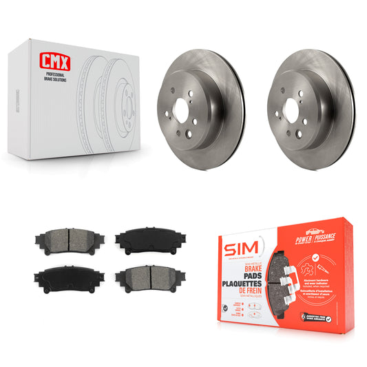[Arrière] Kit de Disque et plaquette (semi-métallique) de frein pour Lexus GS350 IS300 IS200t IS350 RC350 RC300 RC200t GS300 GS200t GS450h K8S-101957