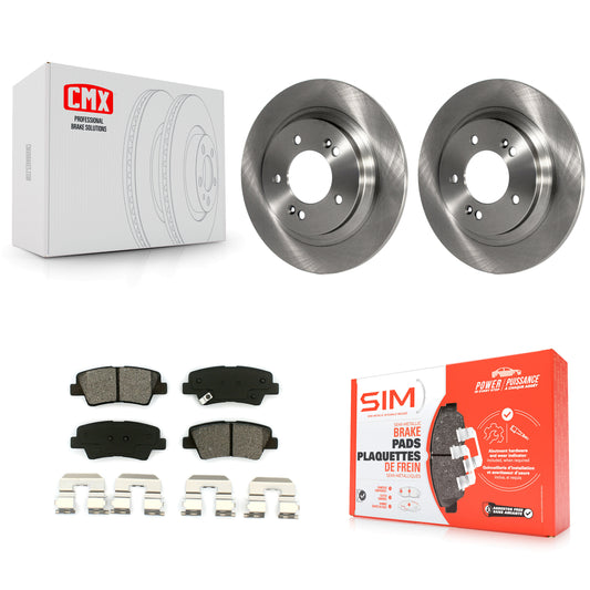 [Arrière] Kit de Disque et plaquette (semi-métallique) de frein pour Hyundai Sonata Azera K8S-101960