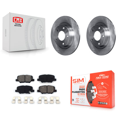 [Arrière] Kit de Disque et plaquette (semi-métallique) de frein pour 2014-2015 Mazda 6 K8S-101962