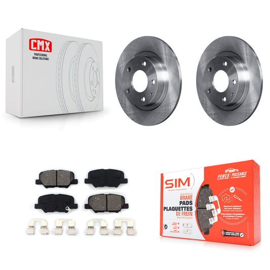 [Arrière] Kit de Disque et plaquette (semi-métallique) de frein pour 2014-2015 Mazda 6 K8S-101962