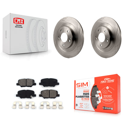 [Arrière] Kit de Disque et plaquette (semi-métallique) de frein pour Mitsubishi Outlander Sport PHEV RVR K8S-101963