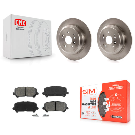 [Arrière] Kit de Disque et plaquette (semi-métallique) de frein pour 2014-2016 Acura MDX K8S-101964
