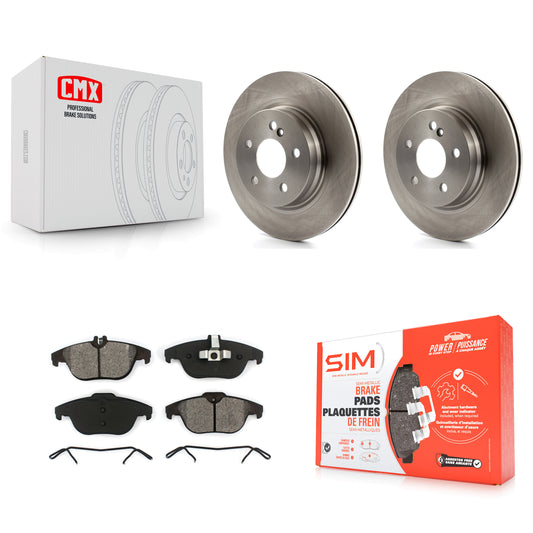 [Arrière] Kit de Disque et plaquette (semi-métallique) de frein pour Mercedes-Benz E350 C250 C300 C350 E550 K8S-101965