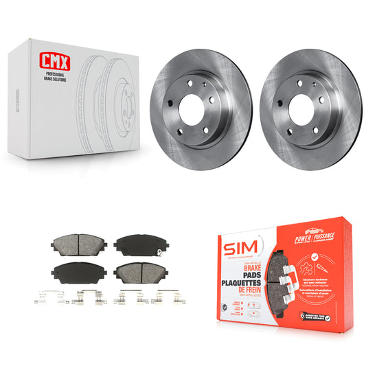 [Arrière] Kit de Disque et plaquette (semi-métallique) de frein pour Mazda 3 Sport K8S-101969