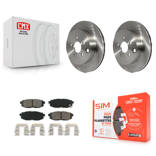 [Arrière] Kit de Disque et plaquette (semi-métallique) de frein pour 2014-2018 Subaru Forester 2.0L K8S-101970