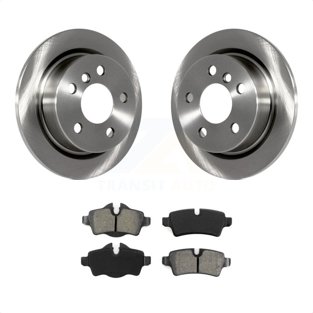 [Arrière] Kit de Disque et plaquette (semi-métallique) de frein pour 2014 Mini Cooper avec 5 Lug Wheels K8S-101971 par Transit Auto