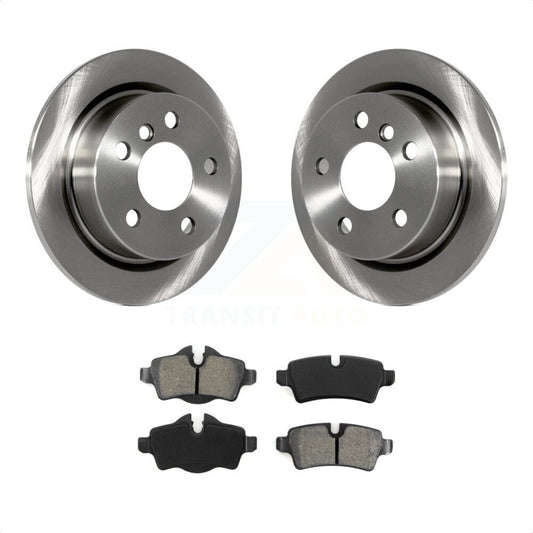 [Arrière] Kit de Disque et plaquette (semi-métallique) de frein pour 2014 Mini Cooper avec 5 Lug Wheels K8S-101971 par Transit Auto