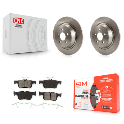 [Arrière] Kit de Disque et plaquette (semi-métallique) de frein pour Ford Edge Fusion Lincoln MKX MKZ Nautilus Continental Police Responder Hybrid SSV Plug-In K8S-101978