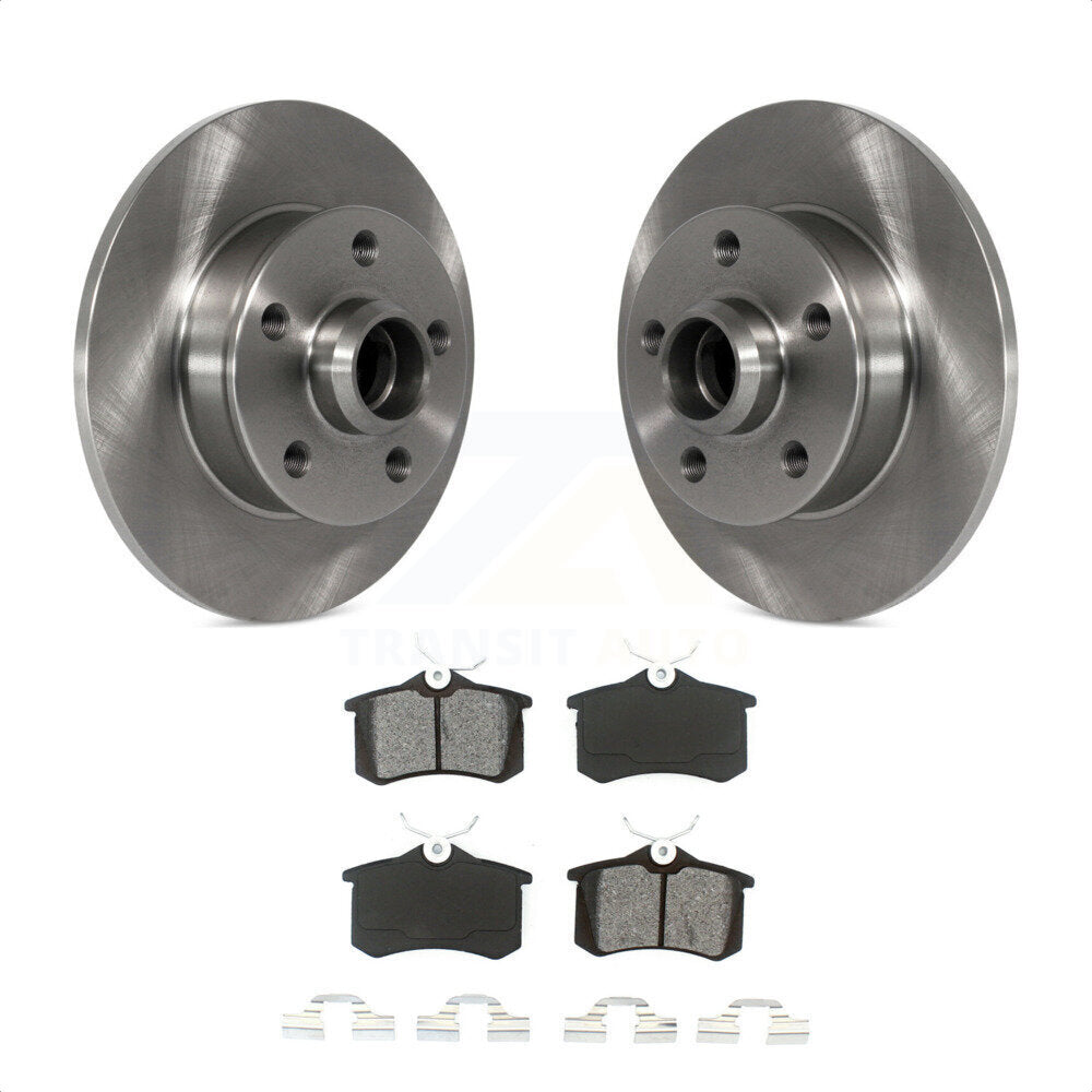 [Arrière] Kit de Disque et plaquette (semi-métallique) de frein pour Volkswagen Jetta Golf Passat Corrado K8S-101981 par Transit Auto