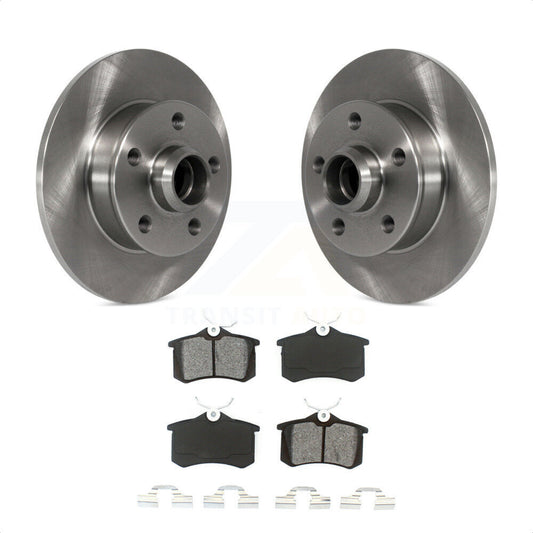 [Arrière] Kit de Disque et plaquette (semi-métallique) de frein pour Volkswagen Jetta Golf Passat Corrado K8S-101981 par Transit Auto