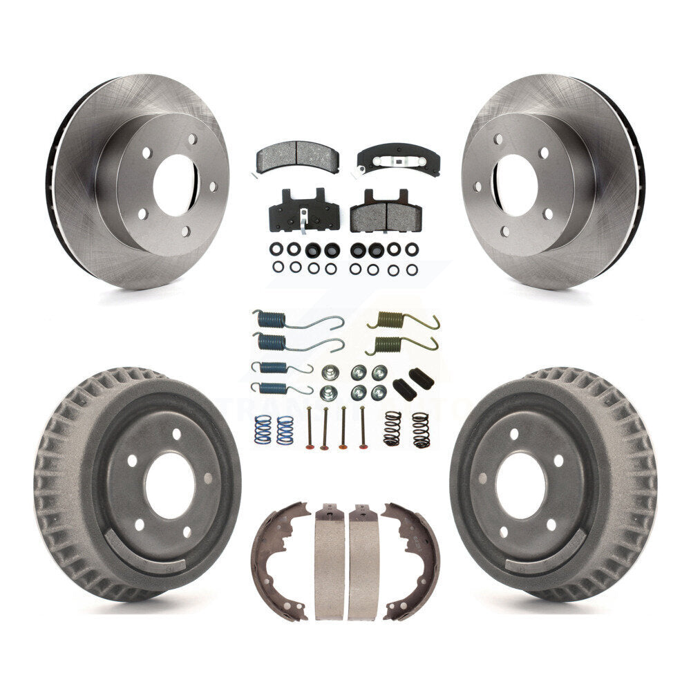 [Avant + Arrière] Kit de Disque et plaquette (semi-métallique) de frein pour 1990-2002 Chevrolet Astro GMC Safari AWD K8S-101989