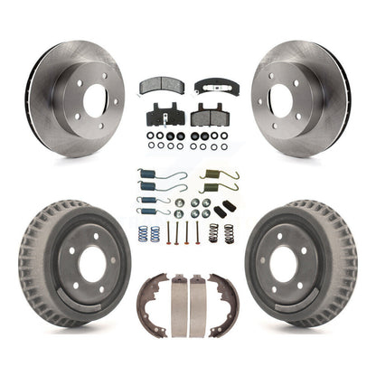 [Avant + Arrière] Kit de Disque et plaquette (semi-métallique) de frein pour 1990-2002 Chevrolet Astro GMC Safari AWD K8S-101989