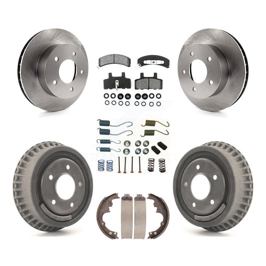 [Avant + Arrière] Kit de Disque et plaquette (semi-métallique) de frein pour 1990-2002 Chevrolet Astro GMC Safari AWD K8S-101989