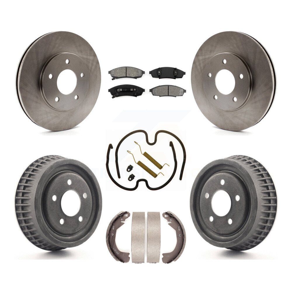[Avant + Arrière] Kit de Disque et plaquette (semi-métallique) de frein pour Chevrolet Lumina Monte Carlo K8S-101996