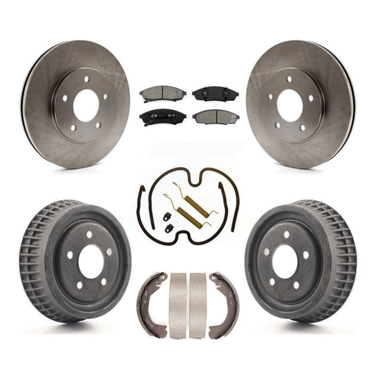 [Avant + Arrière] Kit de Disque et plaquette (semi-métallique) de frein pour Chevrolet Lumina Monte Carlo K8S-101996