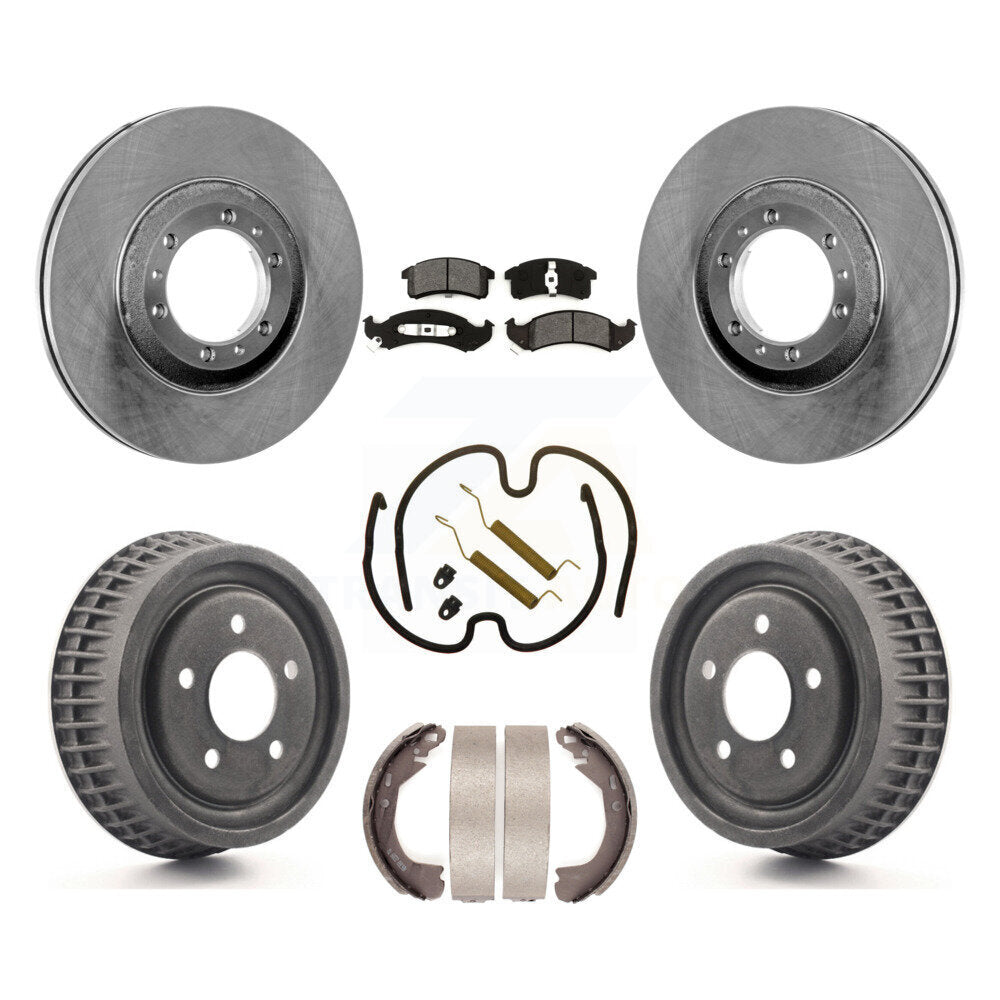 [Avant + Arrière] Kit de Disque et plaquette (semi-métallique) de frein pour Buick LeSabre Oldsmobile 88 Pontiac Bonneville Park Avenue 98 Chevrolet Lumina APV Regency LSS Trans Sport K8S-101998