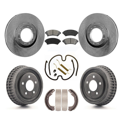 [Avant + Arrière] Kit de Disque et plaquette (semi-métallique) de frein pour Buick Century Chevrolet Venture Pontiac Montana Oldsmobile Silhouette Trans Sport K8S-101999