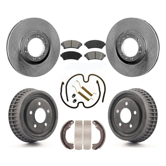 [Avant + Arrière] Kit de Disque et plaquette (semi-métallique) de frein pour Buick Century Chevrolet Venture Pontiac Montana Oldsmobile Silhouette Trans Sport K8S-101999