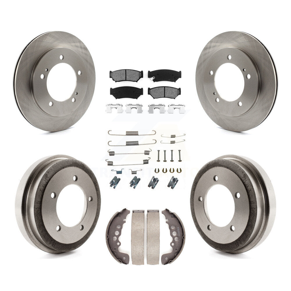 [Avant + Arrière] Kit de Disque et plaquette (semi-métallique) de frein pour Chevrolet Tracker Suzuki Vitara K8S-102005