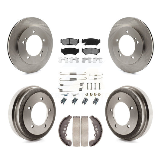 [Avant + Arrière] Kit de Disque et plaquette (semi-métallique) de frein pour Chevrolet Tracker Suzuki Vitara K8S-102005