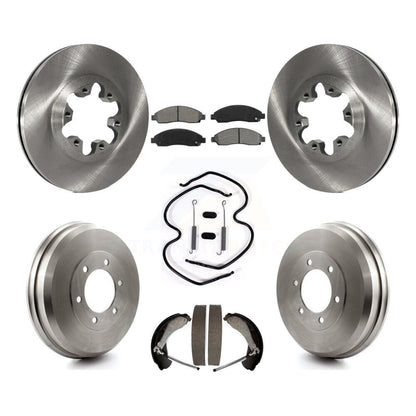 [Avant + Arrière] Kit de Disque et plaquette (semi-métallique) de frein pour Chevrolet Colorado GMC Canyon Isuzu i-290 i-280 i-370 i-350 K8S-102011