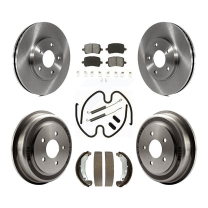 [Avant + Arrière] Kit de Disque et plaquette (semi-métallique) de frein pour Chevrolet HHR K8S-102017