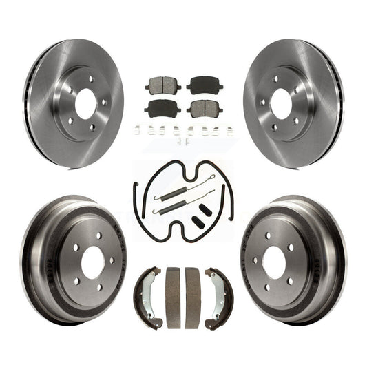 [Avant + Arrière] Kit de Disque et plaquette (semi-métallique) de frein pour Chevrolet HHR K8S-102017