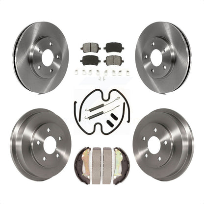 [Avant + Arrière] Kit de Disque et plaquette (semi-métallique) de frein pour 2009 Chevrolet HHR LT Panel LS K8S-102018 par Transit Auto