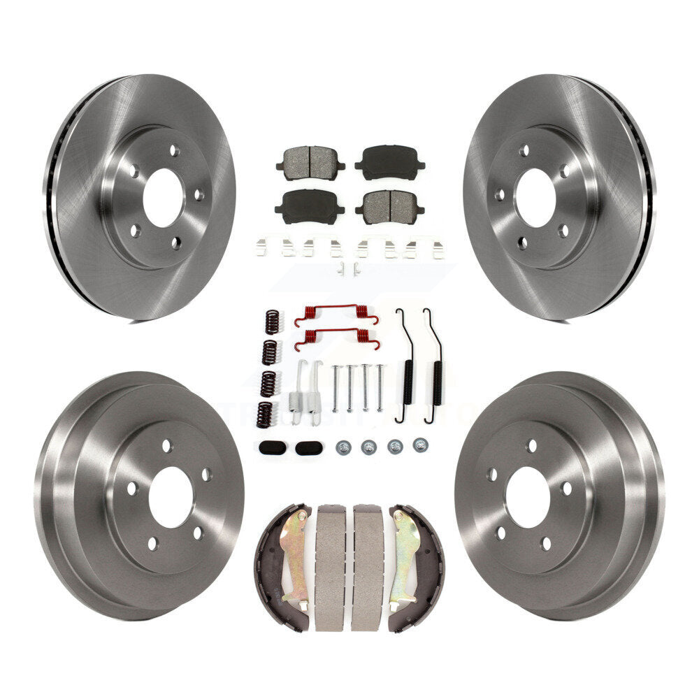[Avant + Arrière] Kit de Disque et plaquette (semi-métallique) de frein pour Chevrolet HHR K8S-102019