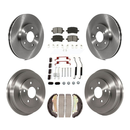 [Avant + Arrière] Kit de Disque et plaquette (semi-métallique) de frein pour Chevrolet HHR K8S-102019