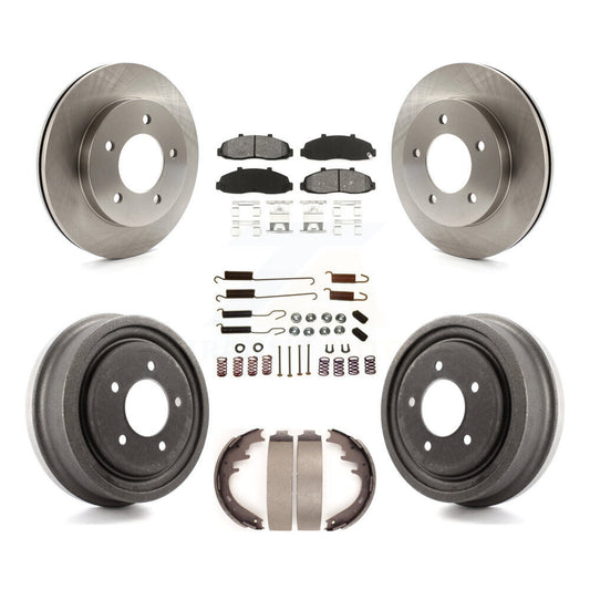 [Avant + Arrière] Kit de Disque et plaquette (semi-métallique) de frein pour Ford F-150 4WD K8S-102034