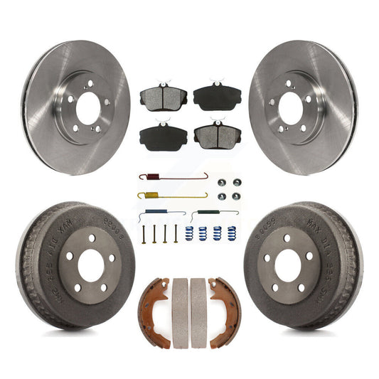 [Avant + Arrière] Kit de Disque et plaquette (semi-métallique) de frein pour Ford Taurus Mercury Sable K8S-102036