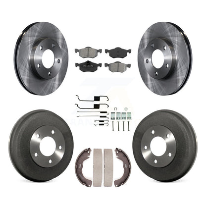 [Avant + Arrière] Kit de Disque et plaquette (semi-métallique) de frein pour Ford Escape Mazda Tribute Mercury Mariner K8S-102038
