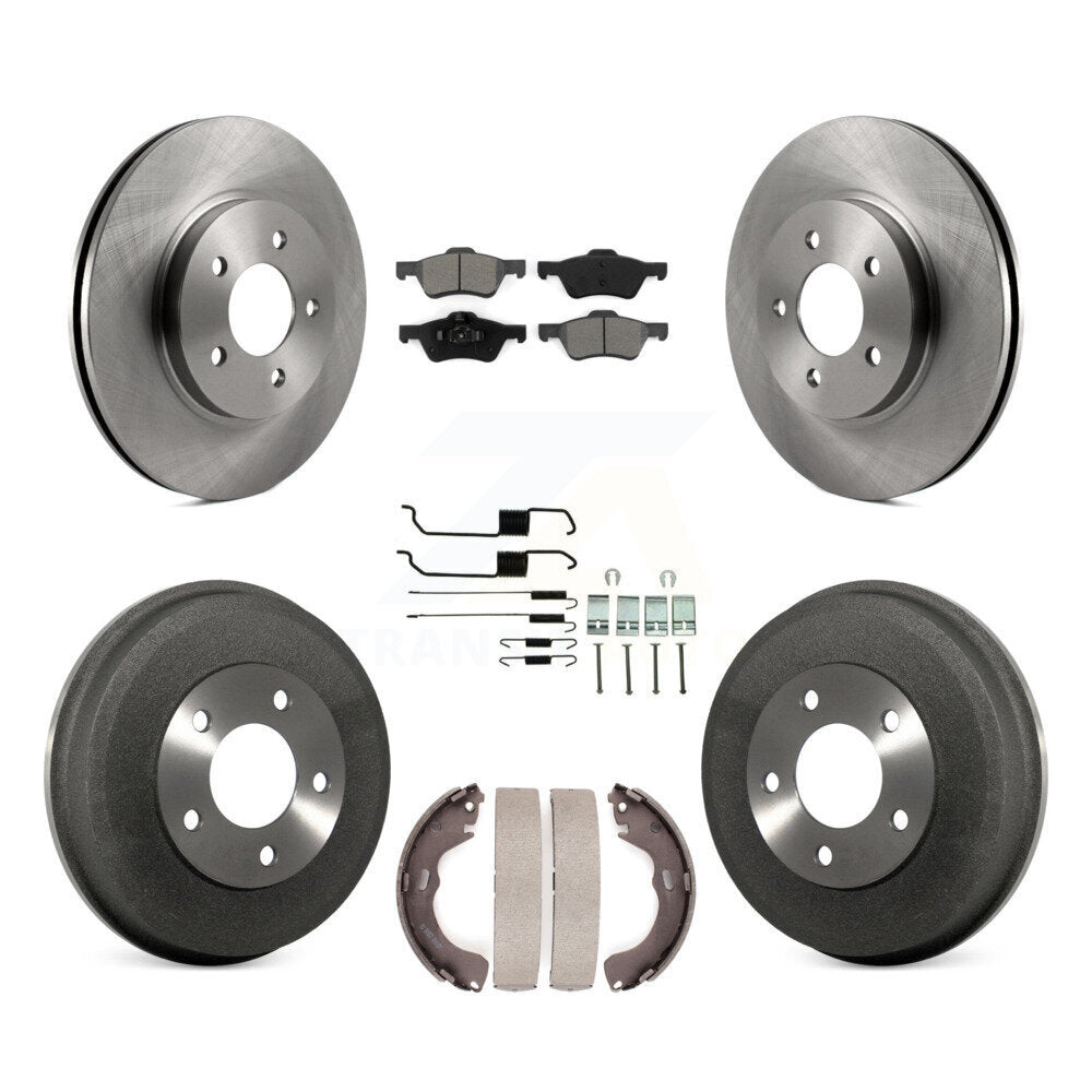 [Avant + Arrière] Kit de Disque et plaquette (semi-métallique) de frein pour Ford Escape Mercury Mariner K8S-102041