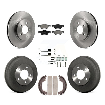 [Avant + Arrière] Kit de Disque et plaquette (semi-métallique) de frein pour Ford Escape Mercury Mariner K8S-102041