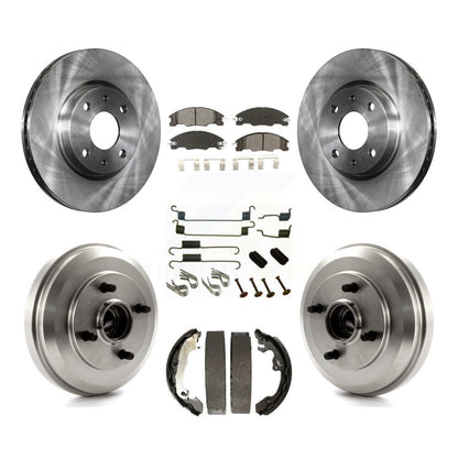 [Avant + Arrière] Kit de Disque et plaquette (semi-métallique) de frein pour 2009-2011 Ford Focus K8S-102044