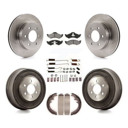[Avant + Arrière] Kit de Disque et plaquette (semi-métallique) de frein pour 1998-1999 Dodge Durango K8S-102057