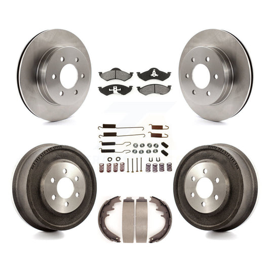 [Avant + Arrière] Kit de Disque et plaquette (semi-métallique) de frein pour 1998-1999 Dodge Durango K8S-102057