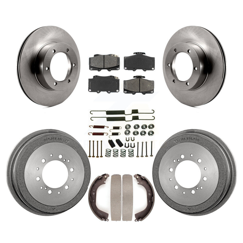 [Avant + Arrière] Kit de Disque et plaquette (semi-métallique) de frein pour Toyota Pickup 4Runner K8S-102078