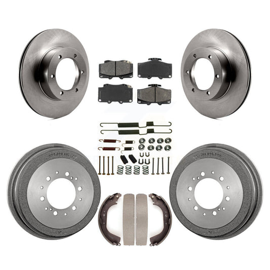 [Avant + Arrière] Kit de Disque et plaquette (semi-métallique) de frein pour Toyota Pickup 4Runner K8S-102078