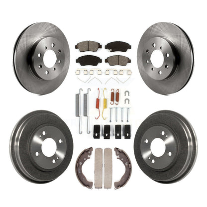 [Avant + Arrière] Kit de Disque et plaquette (semi-métallique) de frein pour Honda Fit K8S-102088