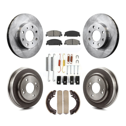 [Avant + Arrière] Kit de Disque et plaquette (semi-métallique) de frein pour Honda Civic K8S-102091