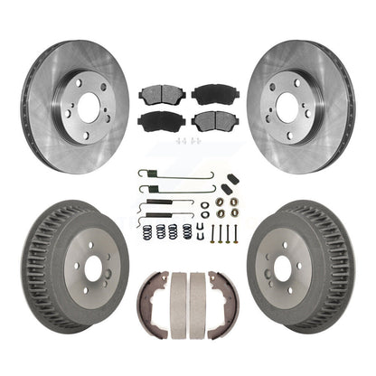 [Avant + Arrière] Kit de Disque et plaquette (semi-métallique) de frein pour 1998-2003 Toyota Sienna K8S-102096