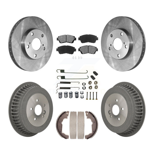 [Avant + Arrière] Kit de Disque et plaquette (semi-métallique) de frein pour 1998-2003 Toyota Sienna K8S-102096