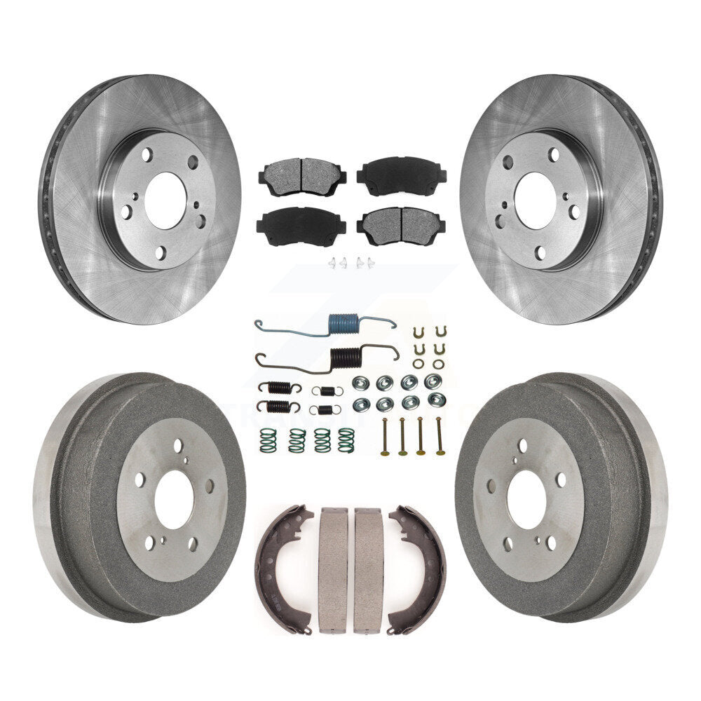 [Avant + Arrière] Kit de Disque et plaquette (semi-métallique) de frein pour Toyota Camry K8S-102097