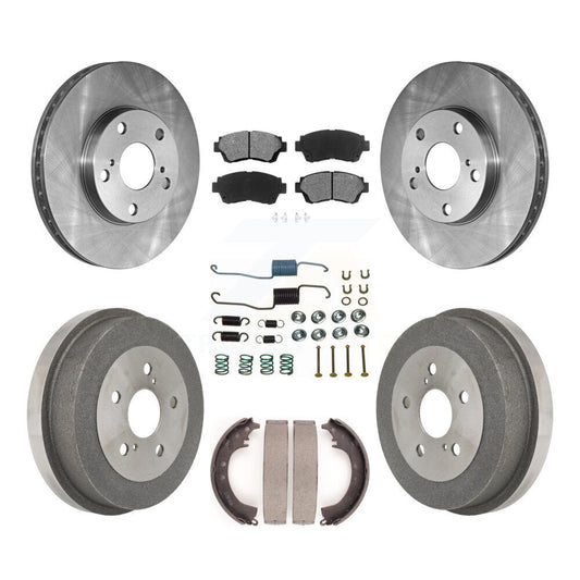 [Avant + Arrière] Kit de Disque et plaquette (semi-métallique) de frein pour Toyota Camry K8S-102097