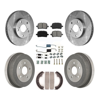 [Avant + Arrière] Kit de Disque et plaquette (semi-métallique) de frein pour 1999-2001 Toyota Solara 2.2L K8S-102098
